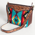 American Darling Hand Tooled Floral Carved Saddle Blanket Messenger Bag Eco-Friendly Full Grain Genuine Leather YKK Zipper