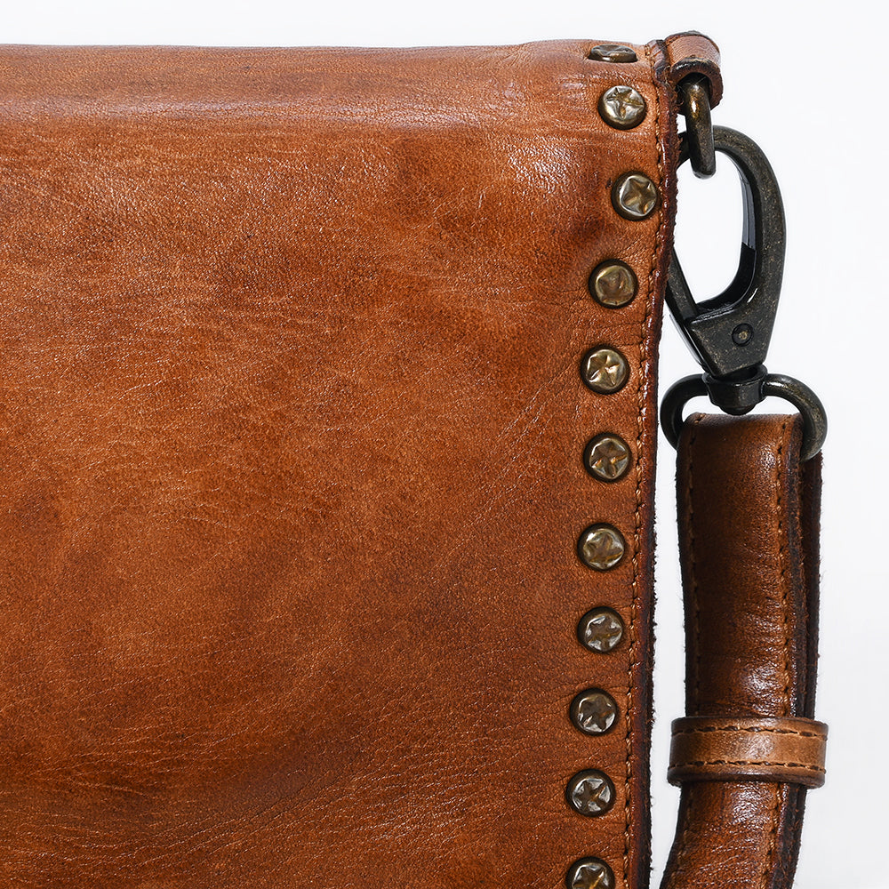 Spaghetti Western Organiser Vintage Handmade Drum Dyed Genuine European Cowhide Leather