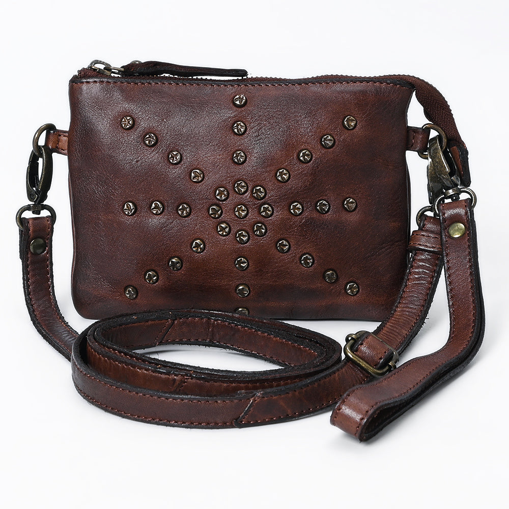Spaghetti Western Wallet Vintage Handmade Drum Dyed Genuine European Cowhide Leather