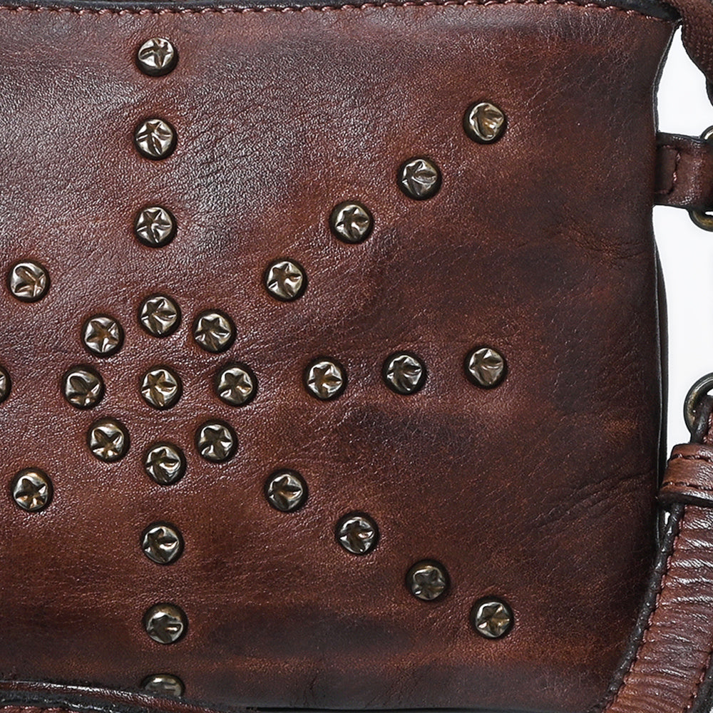 Spaghetti Western Wallet Vintage Handmade Drum Dyed Genuine European Cowhide Leather