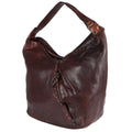 Spaghetti Western Hobo Vintage Handmade Drum Dyed Genuine European Cowhide Leather