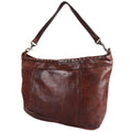 Spaghetti Western Hobo Vintage Handmade Drum Dyed Genuine European Cowhide Leather