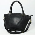 Spaghetti Western Tote Vintage Handmade Drum Dyed Genuine European Cowhide Leather
