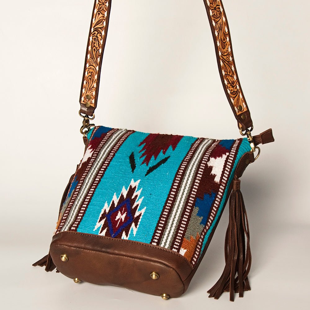 American Darling Tote Saddle Blanket Genuine Leather