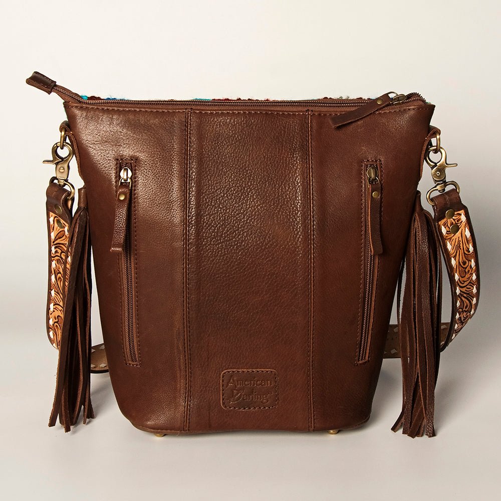 American Darling Tote Saddle Blanket Genuine Leather