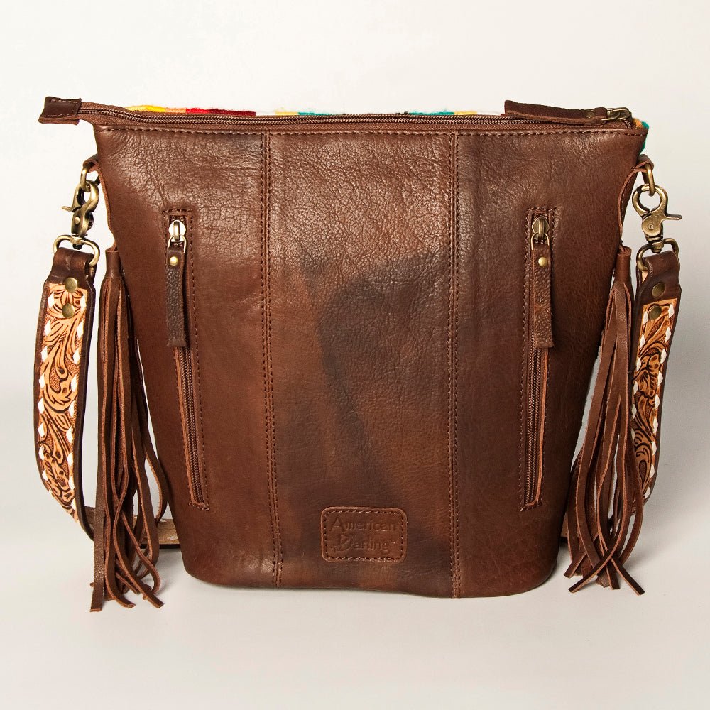 American Darling Tote Saddle Blanket Genuine Leather