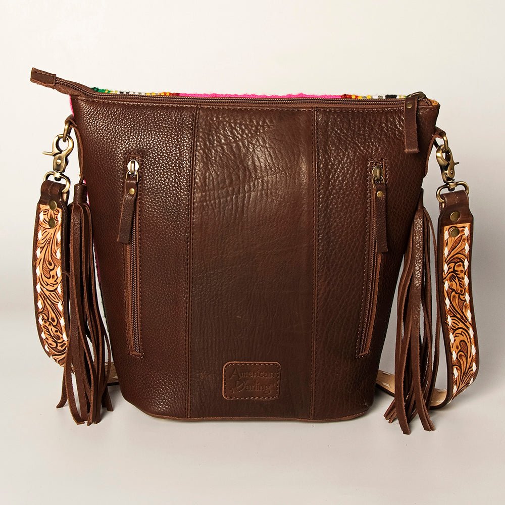 American Darling Tote Saddle Blanket Genuine Leather