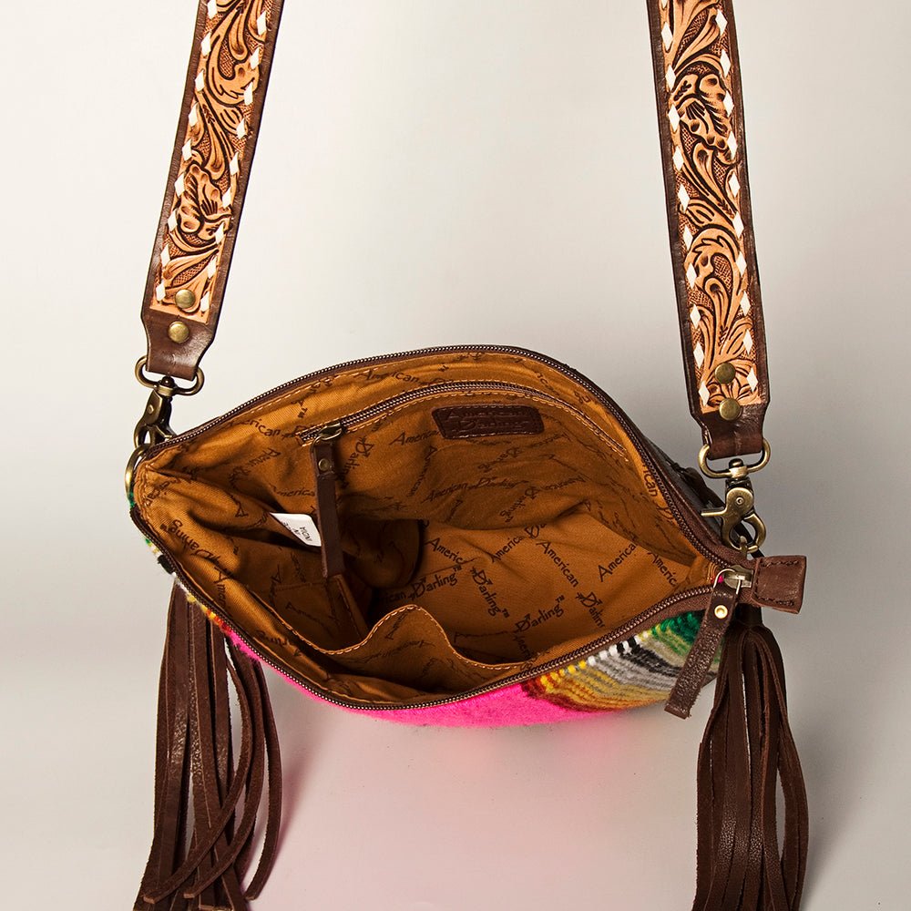 American Darling Tote Saddle Blanket Genuine Leather