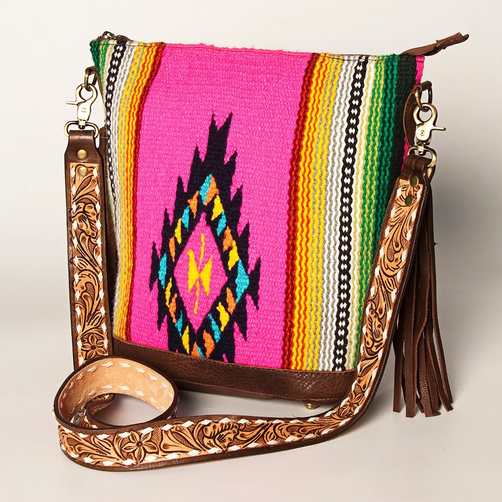 American Darling Tote Saddle Blanket Genuine Leather