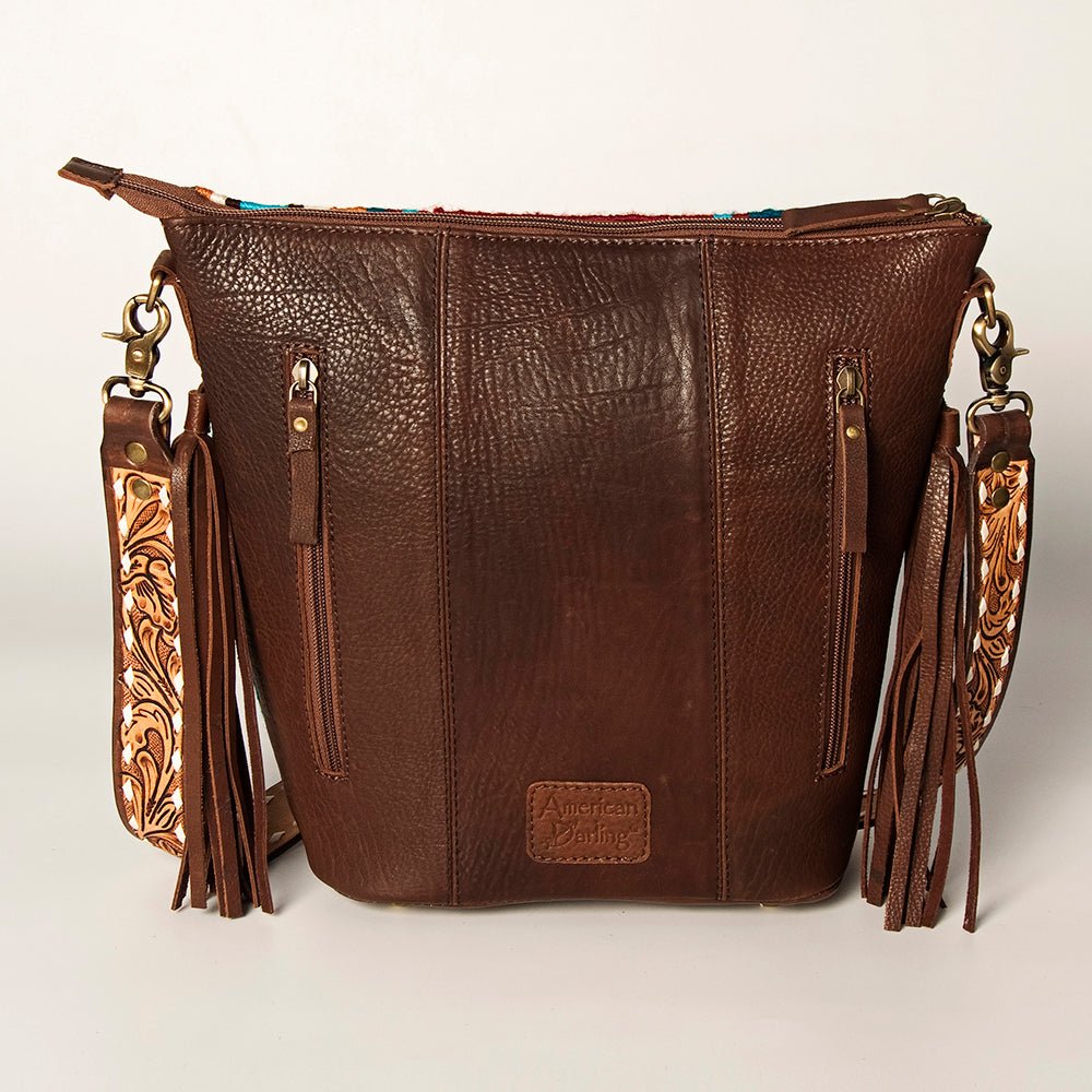 American Darling Tote Saddle Blanket Genuine Leather