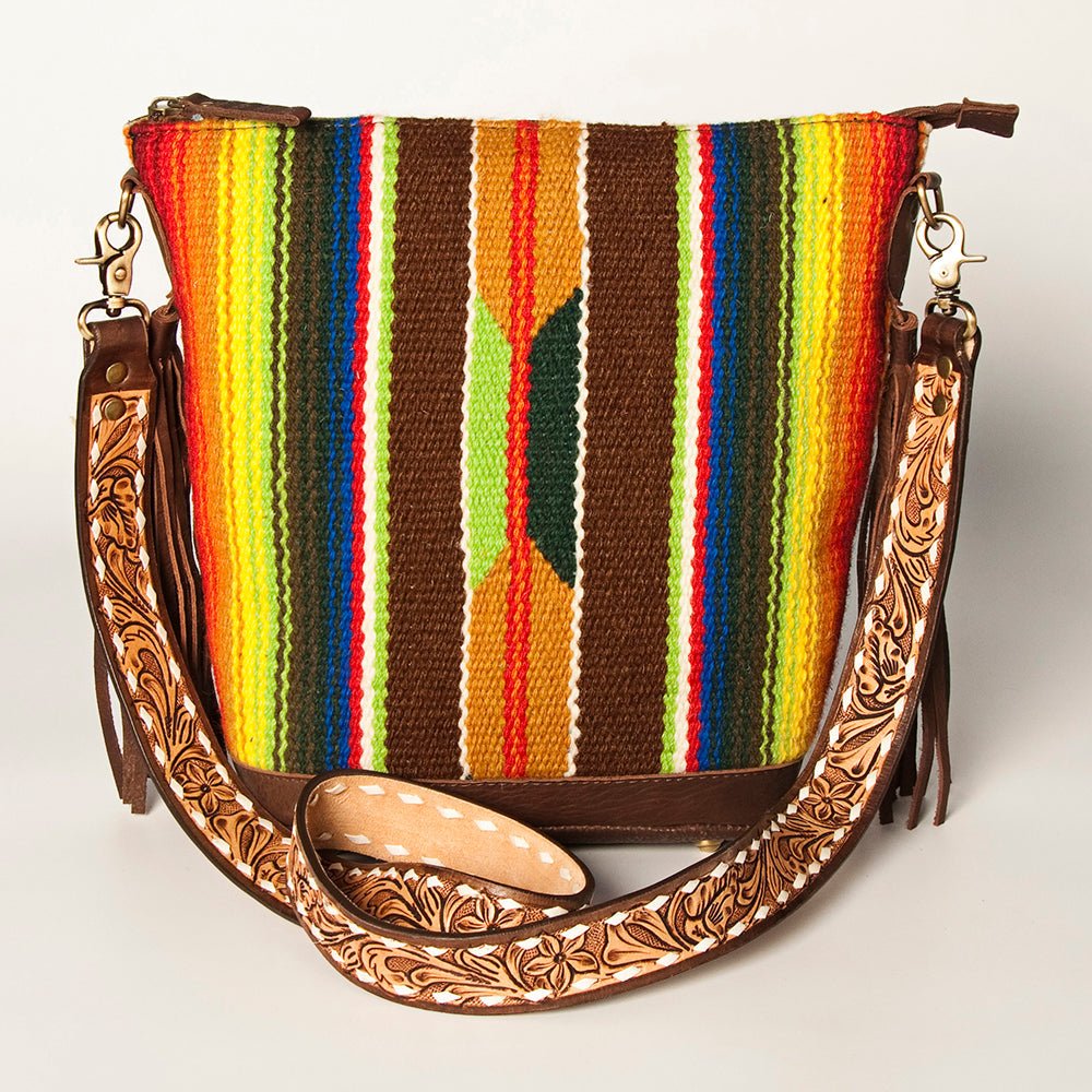 American Darling Tote Saddle Blanket Genuine Leather