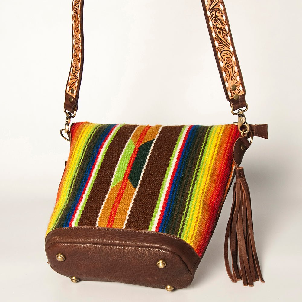 American Darling Tote Saddle Blanket Genuine Leather
