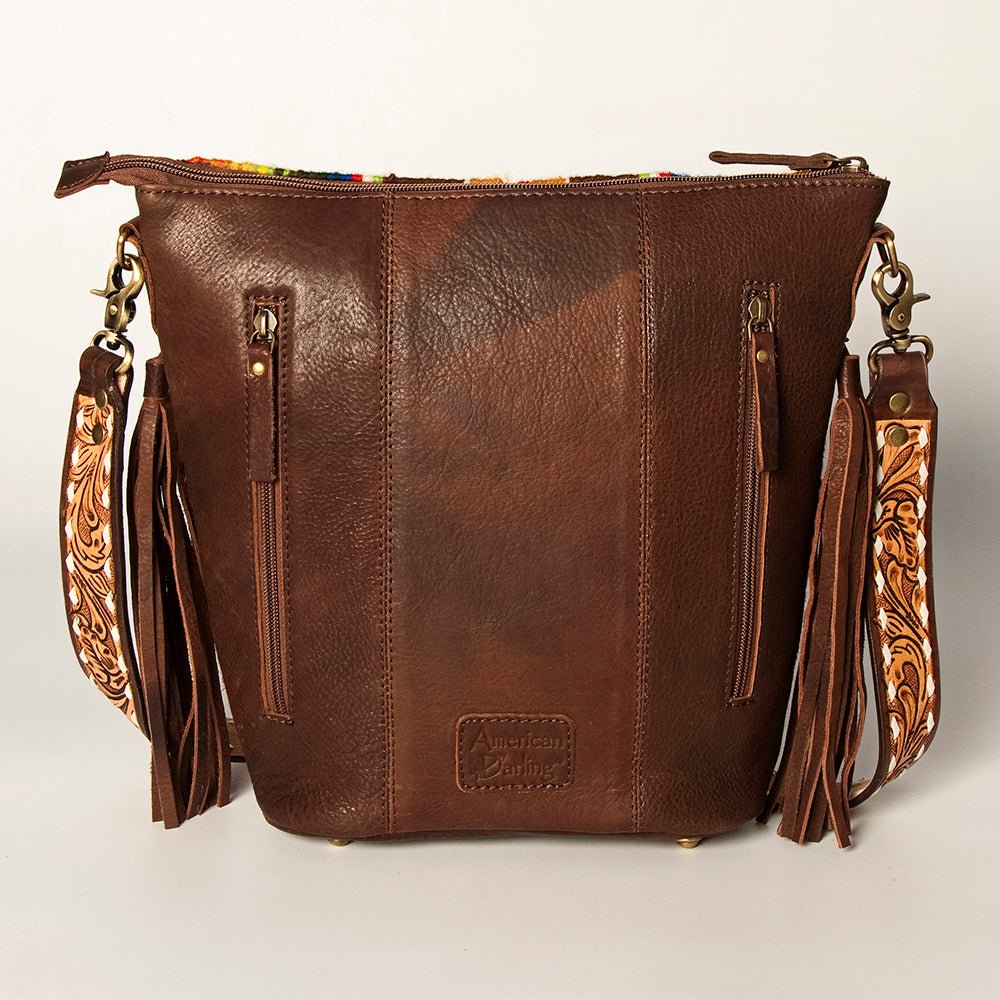 American Darling Tote Saddle Blanket Genuine Leather
