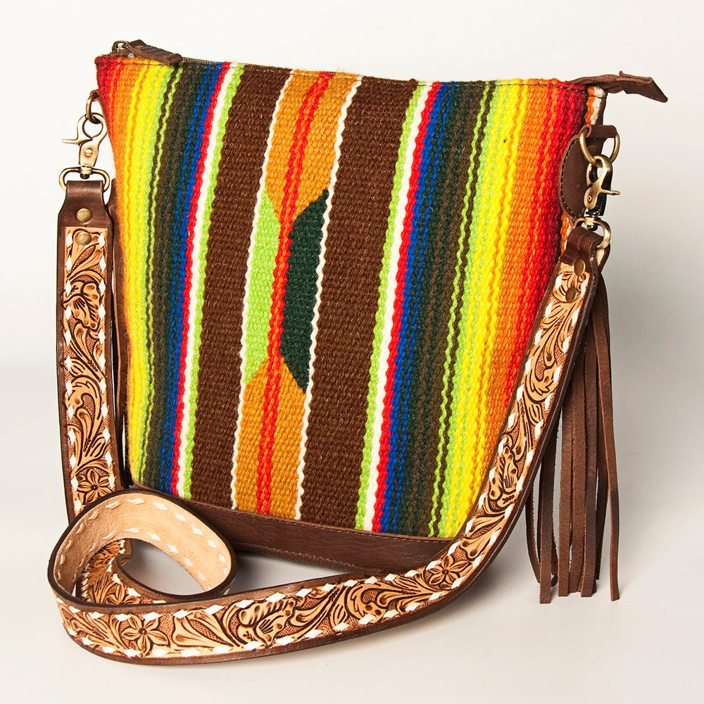 American Darling Tote Saddle Blanket Genuine Leather