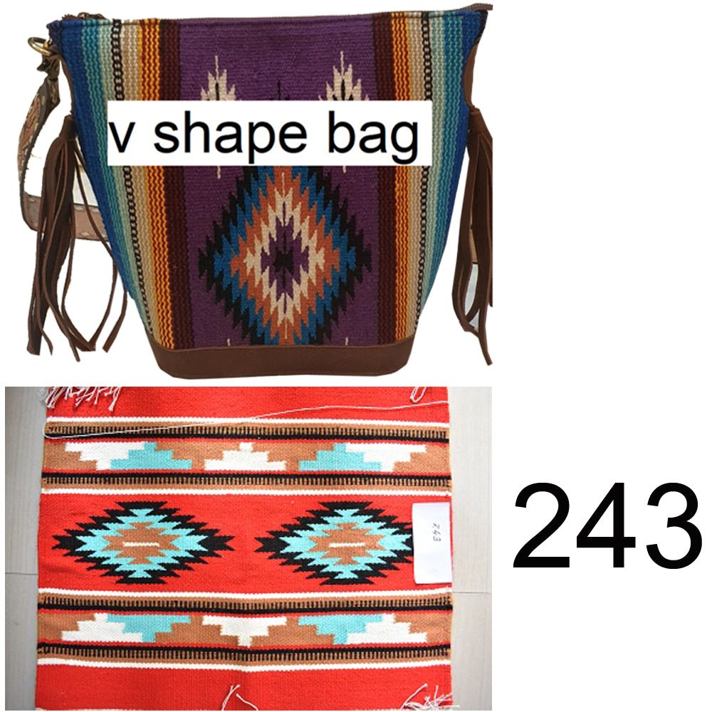 American Darling Tote Saddle Blanket Genuine Leather