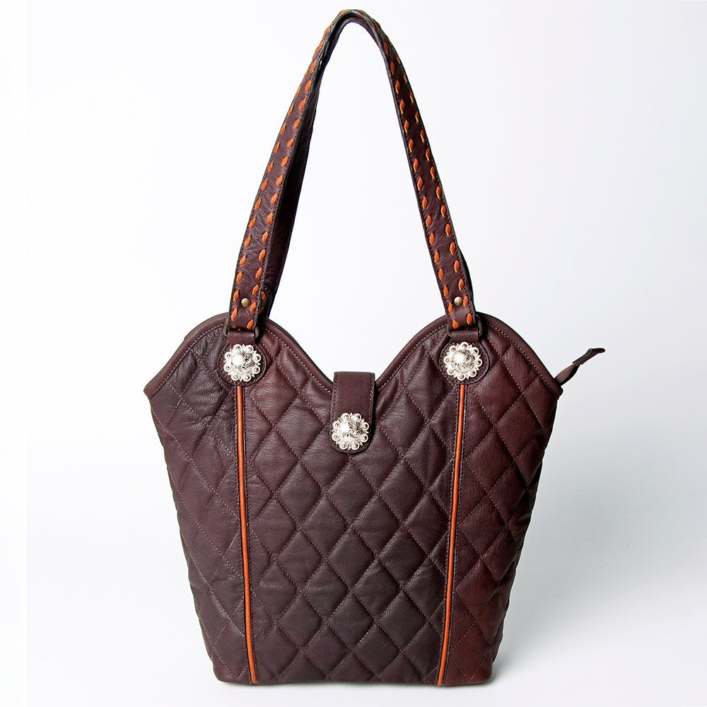 American Darling Tote Genuine Leather Women Bag Western Handbag Purse