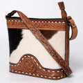 American Darling Hand-Tooled Hair-On Genuine Leather Tote