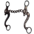 5 1/4 in Mouth Professionals Choice Horse Bit Small Flower Thin Chain