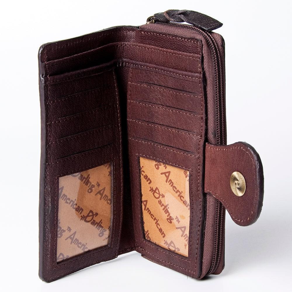 American Darling Hand-Tooled Genuine Leather Wallet