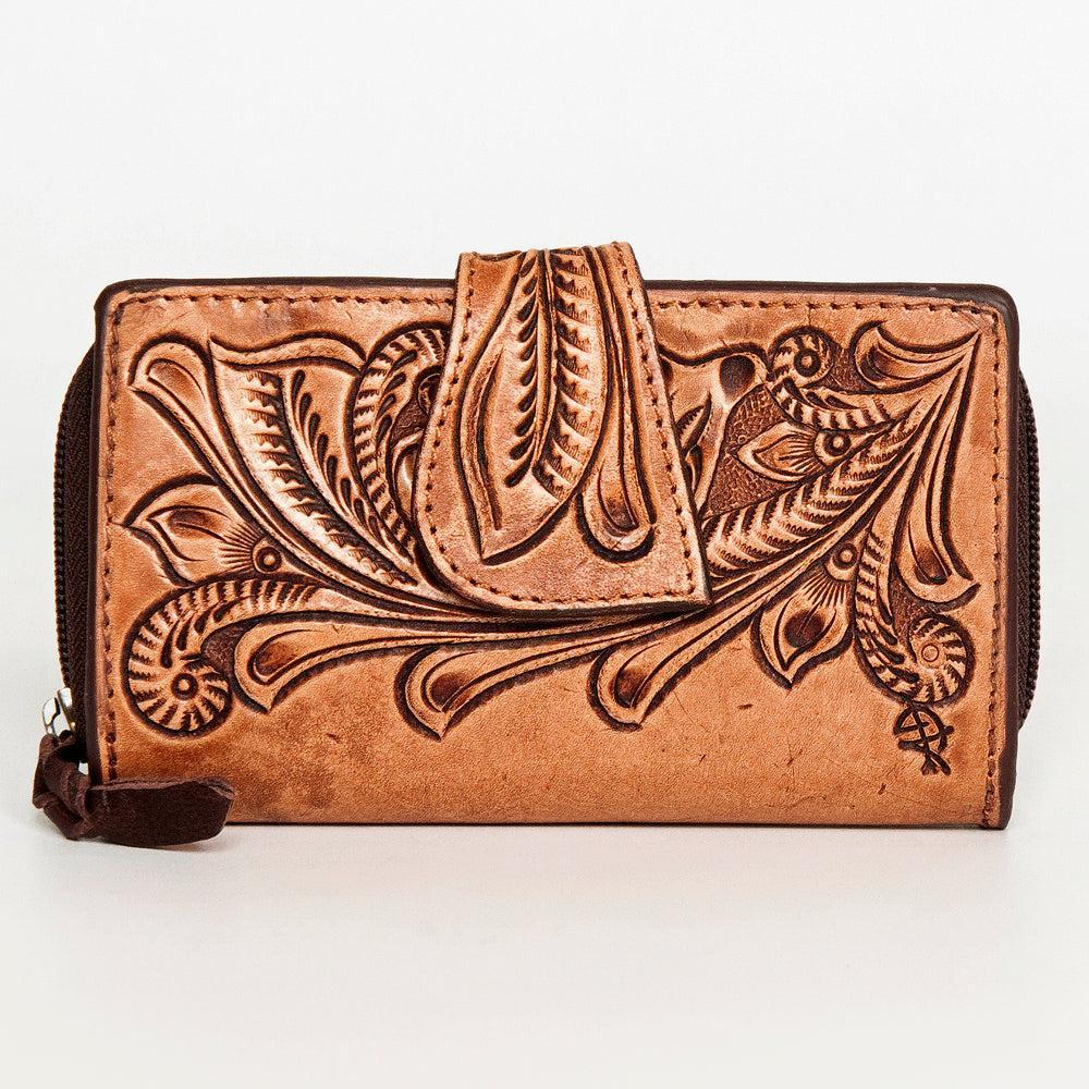 American Darling Hand-Tooled Genuine Leather Wallet