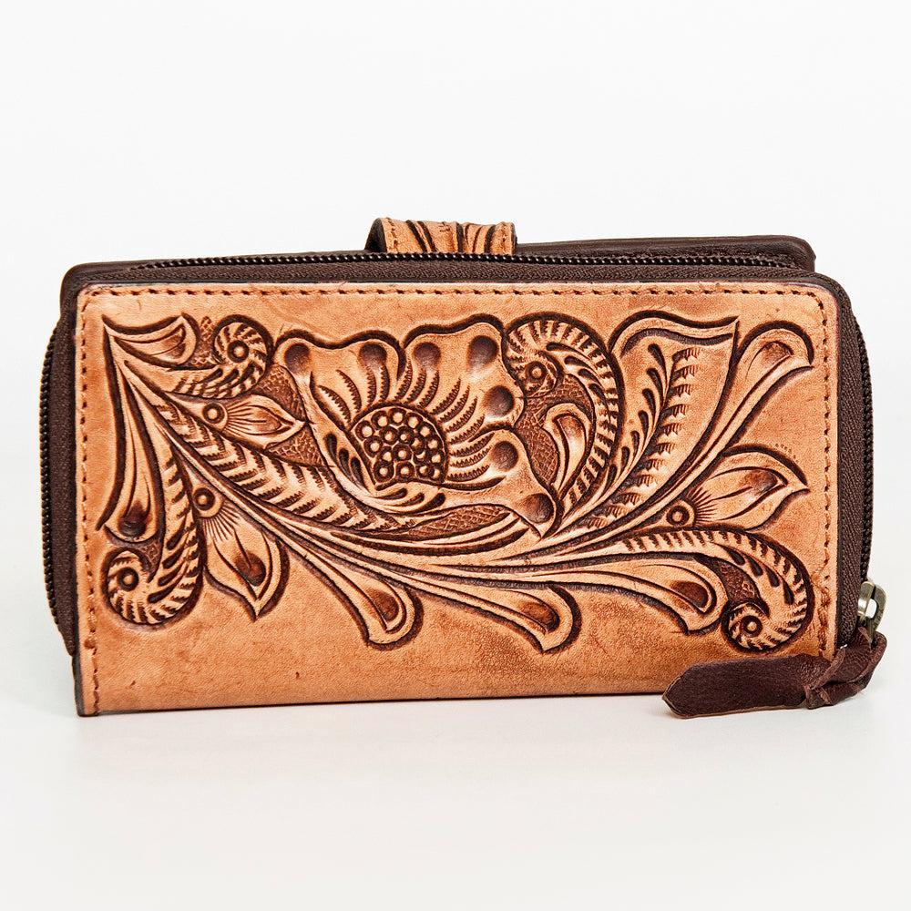 American Darling Hand-Tooled Genuine Leather Wallet