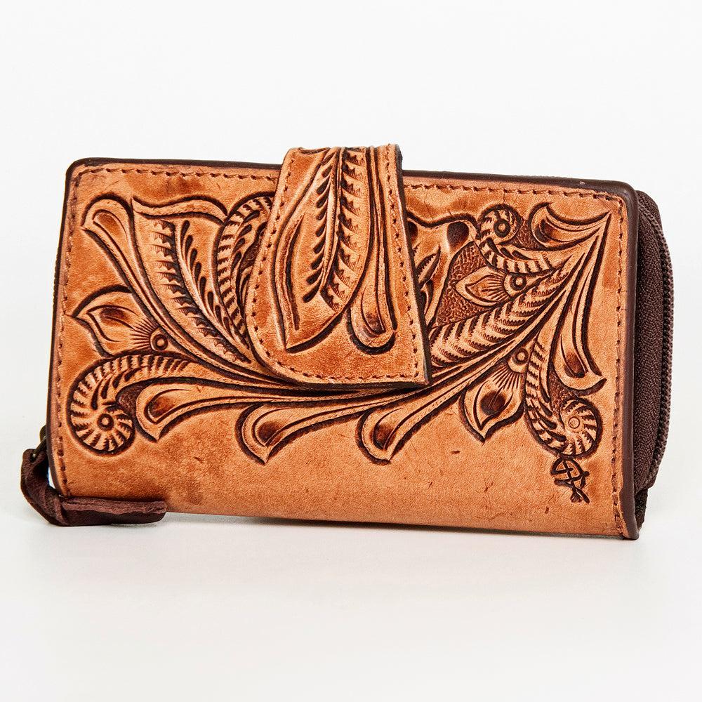 American Darling Hand-Tooled Genuine Leather Wallet