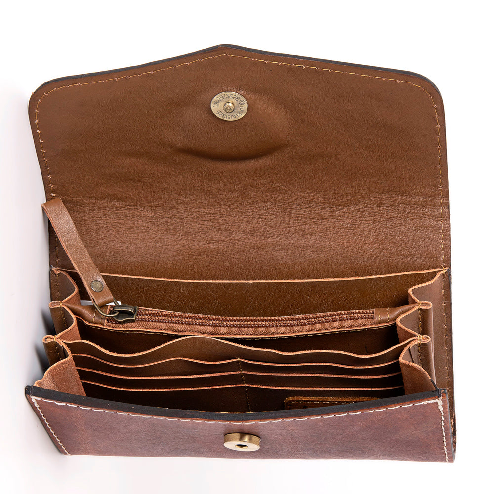 American Darling Hand Tooled Genuine Leather