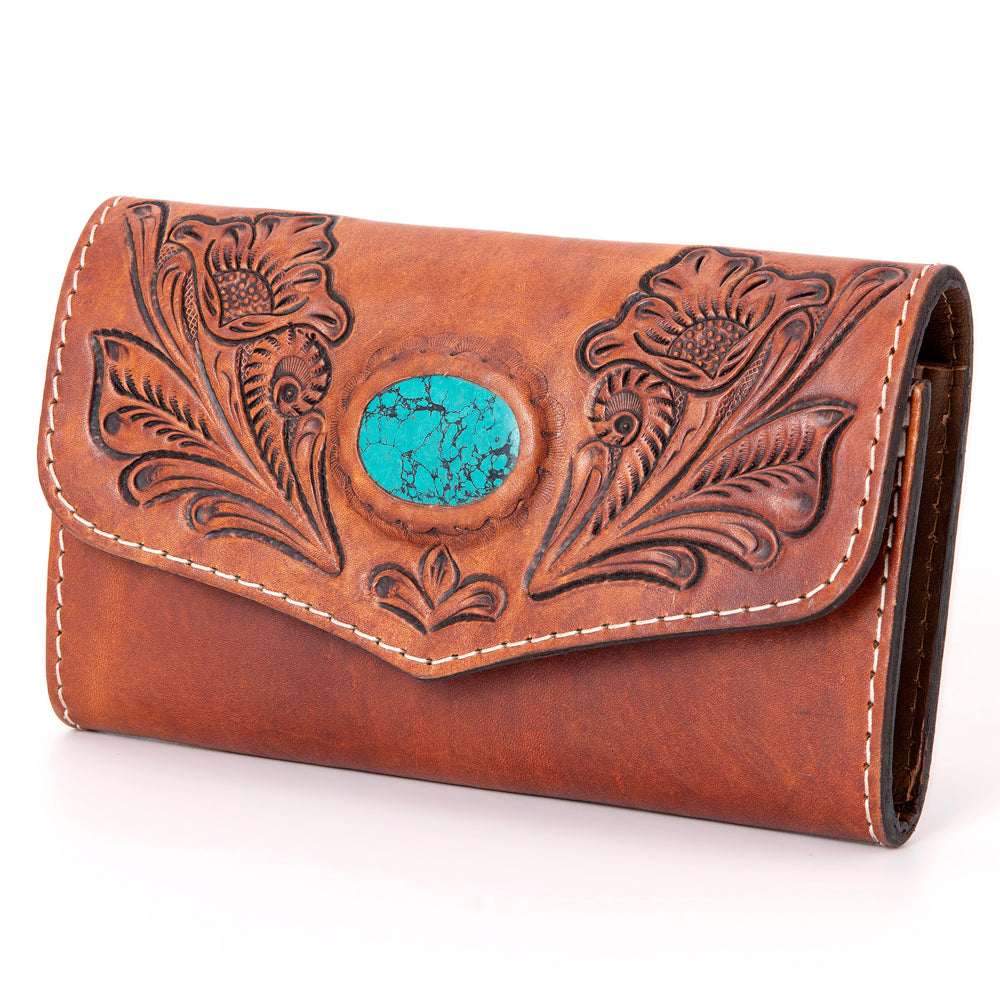 American Darling Hand Tooled Genuine Leather