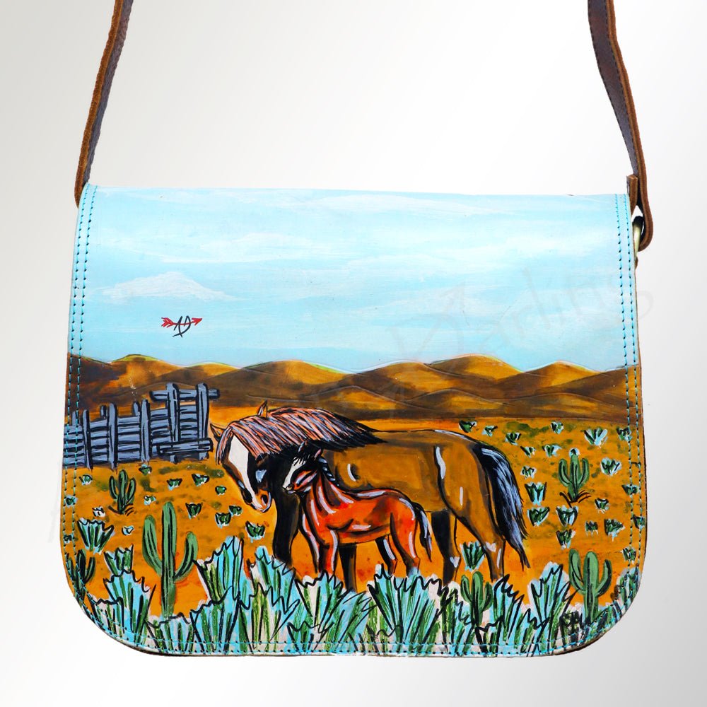 American Darling Messenger Genuine Leather