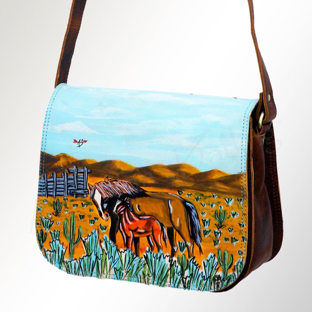 American Darling Messenger Genuine Leather