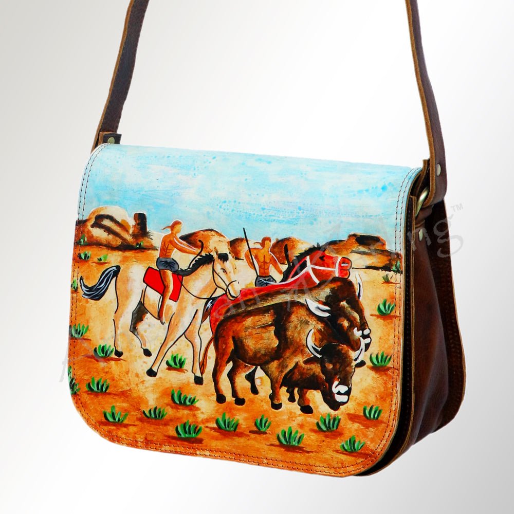 American Darling Messenger Genuine Leather