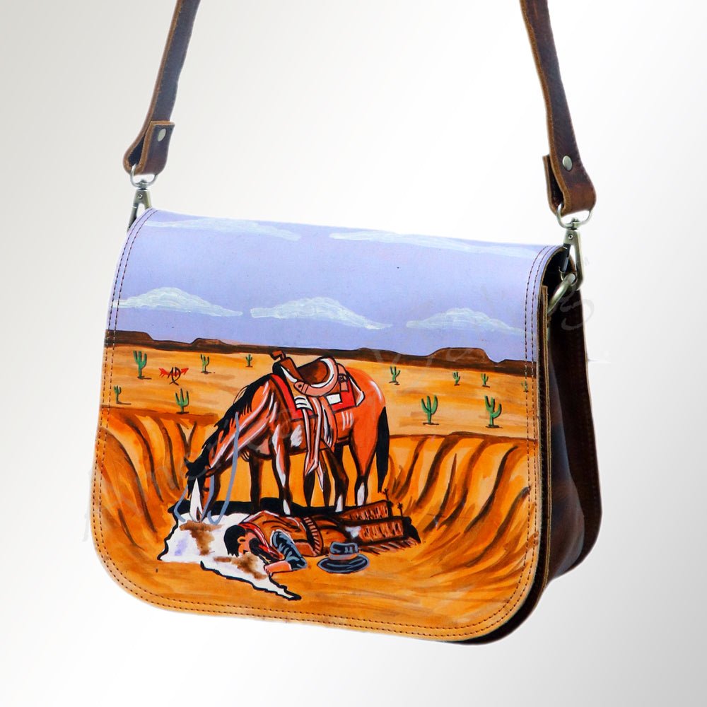 American Darling Messenger Genuine Leather