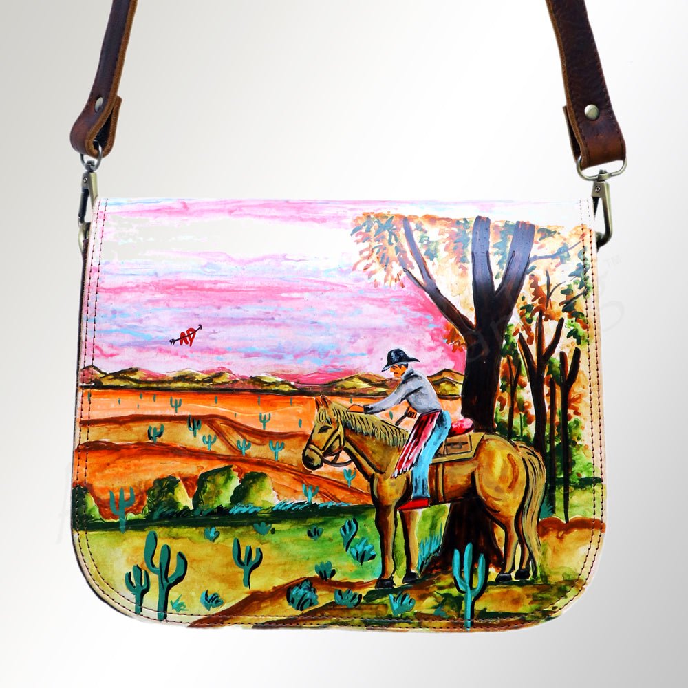 American Darling Messenger Genuine Leather