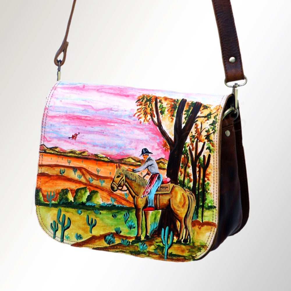 American Darling Messenger Genuine Leather