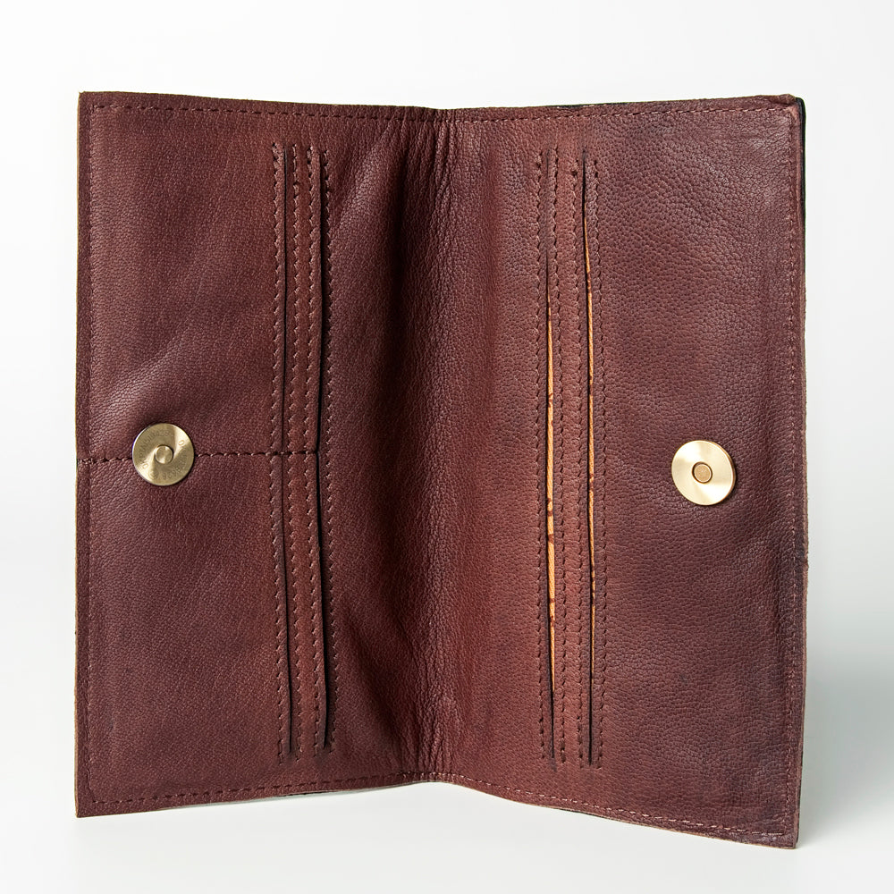 American Darling Hand-Tooled Genuine Leather Wallet