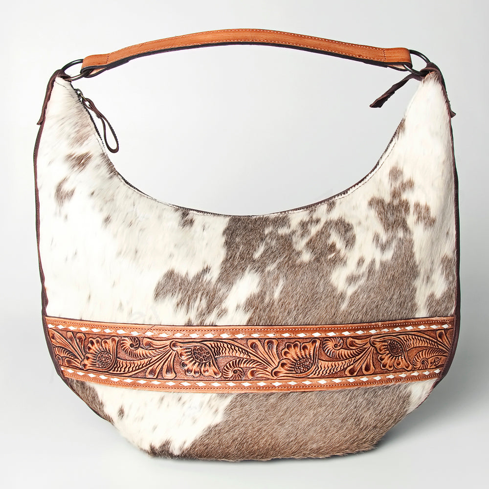 American Darling Hobo Hand Tooled Hair-on Genuine Leather