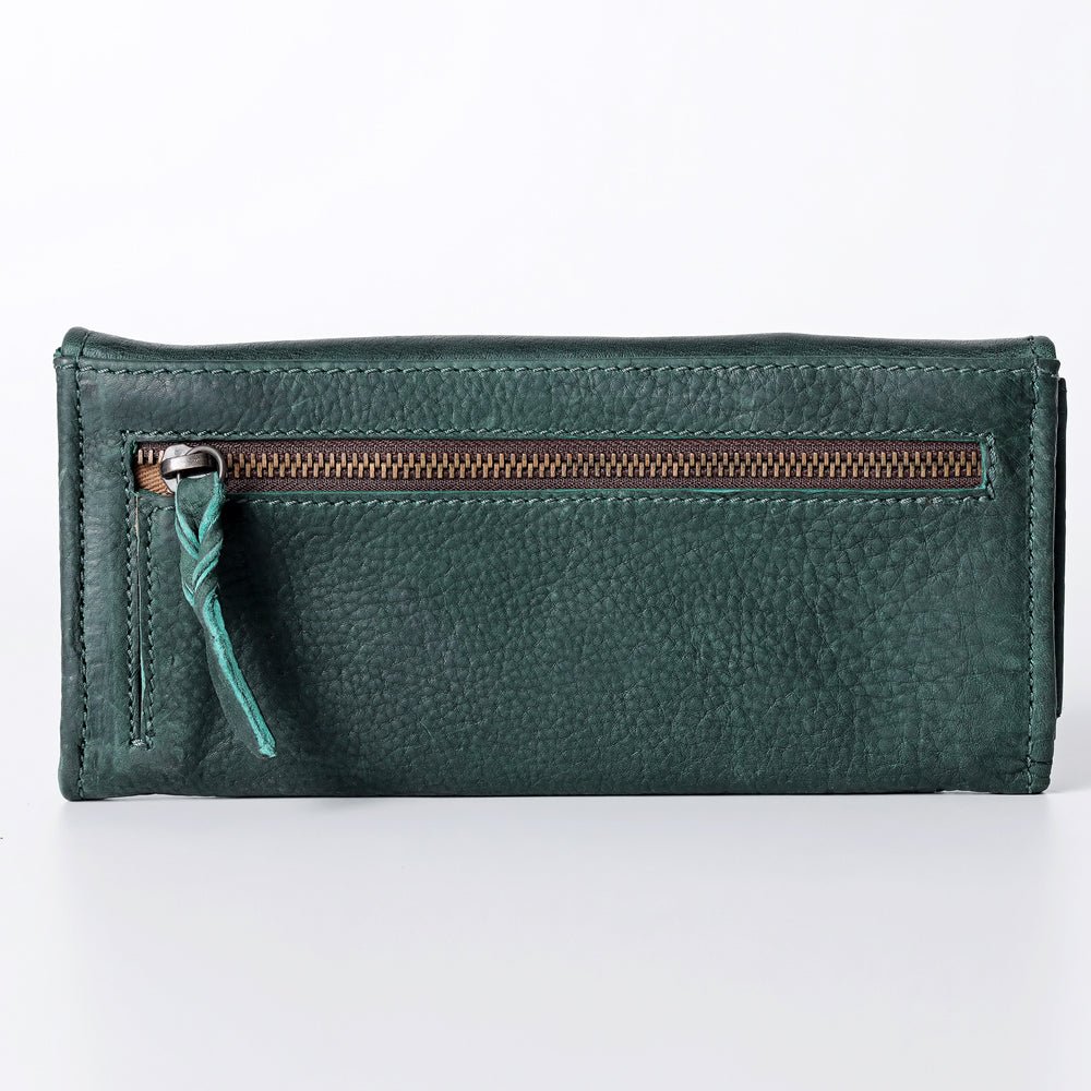American Darling Wallet Hand Tooled Genuine Leather