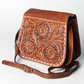 American Darling Hand-Tooled Genuine Leather Crossbody Bag