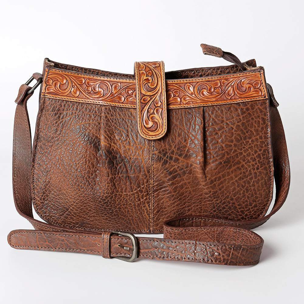 American Darling Cross Body Hand Tooled Genuine Leather women bag western handbag purse