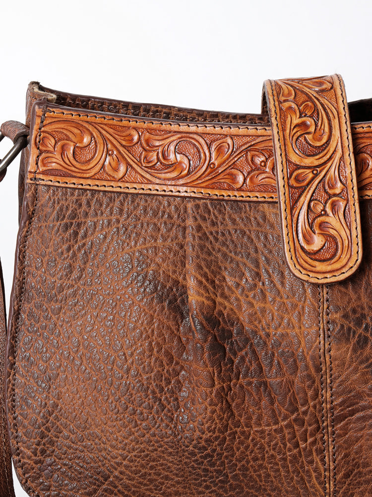 American Darling Cross Body Hand Tooled Genuine Leather women bag western handbag purse