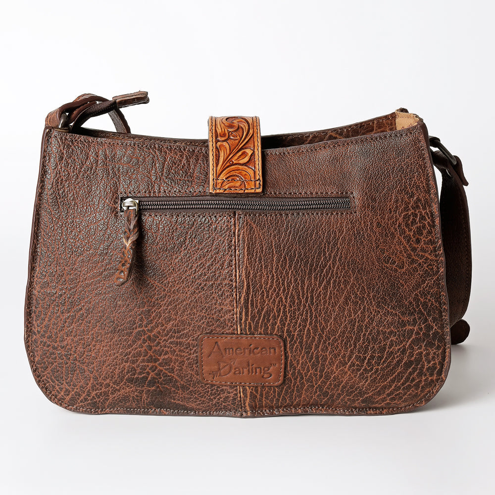 American Darling Cross Body Hand Tooled Genuine Leather women bag western handbag purse