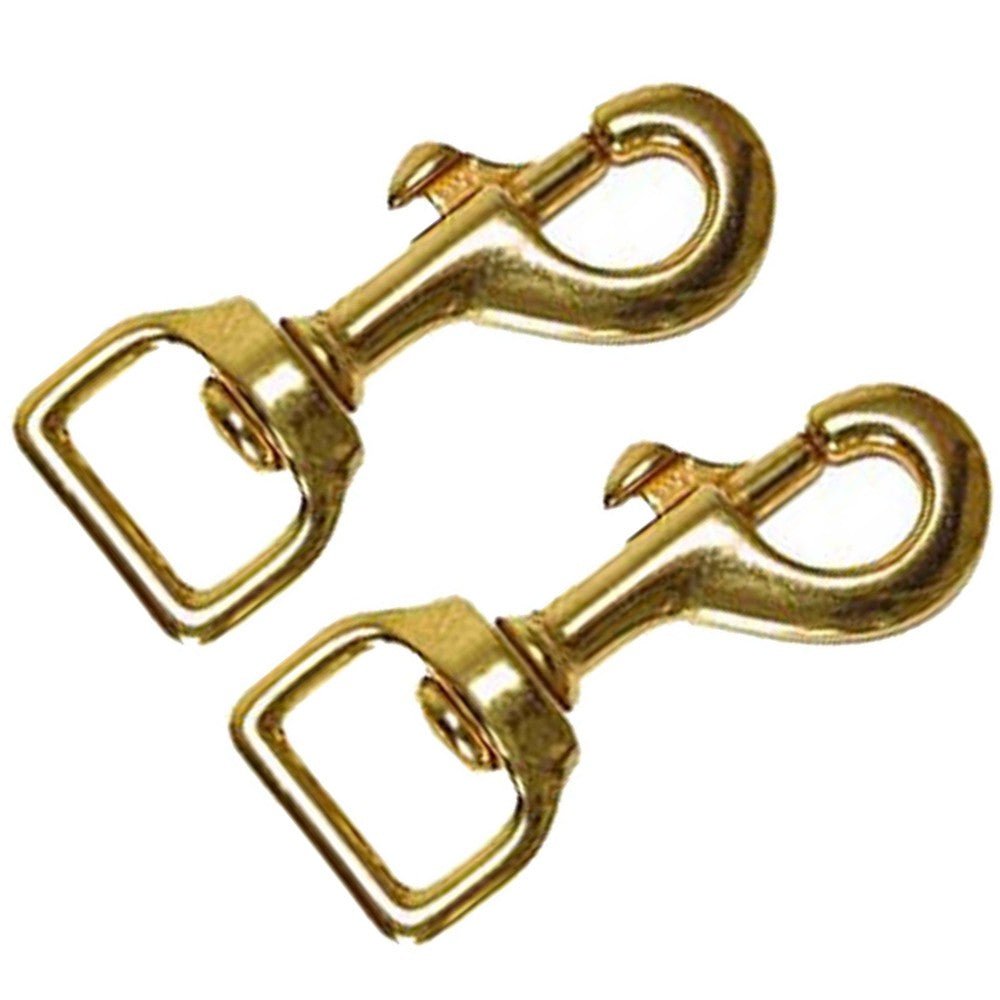 Hilason Swivel Eye Bolt Snap Clip Hooks Solid Brass – Hilason