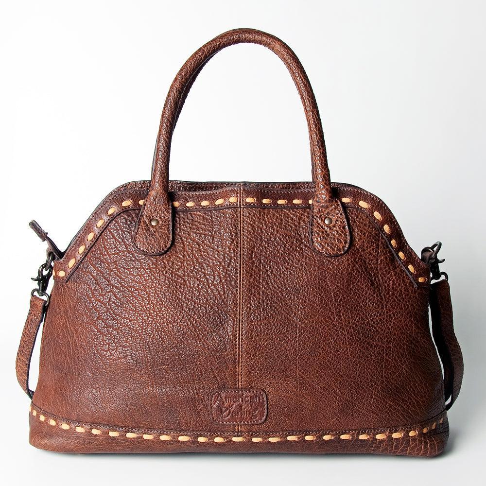 American Darling Hand-Tooled Genuine Leather Tote
