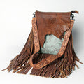 American Darling Hair-On Genuine Leather Crossbody Bag