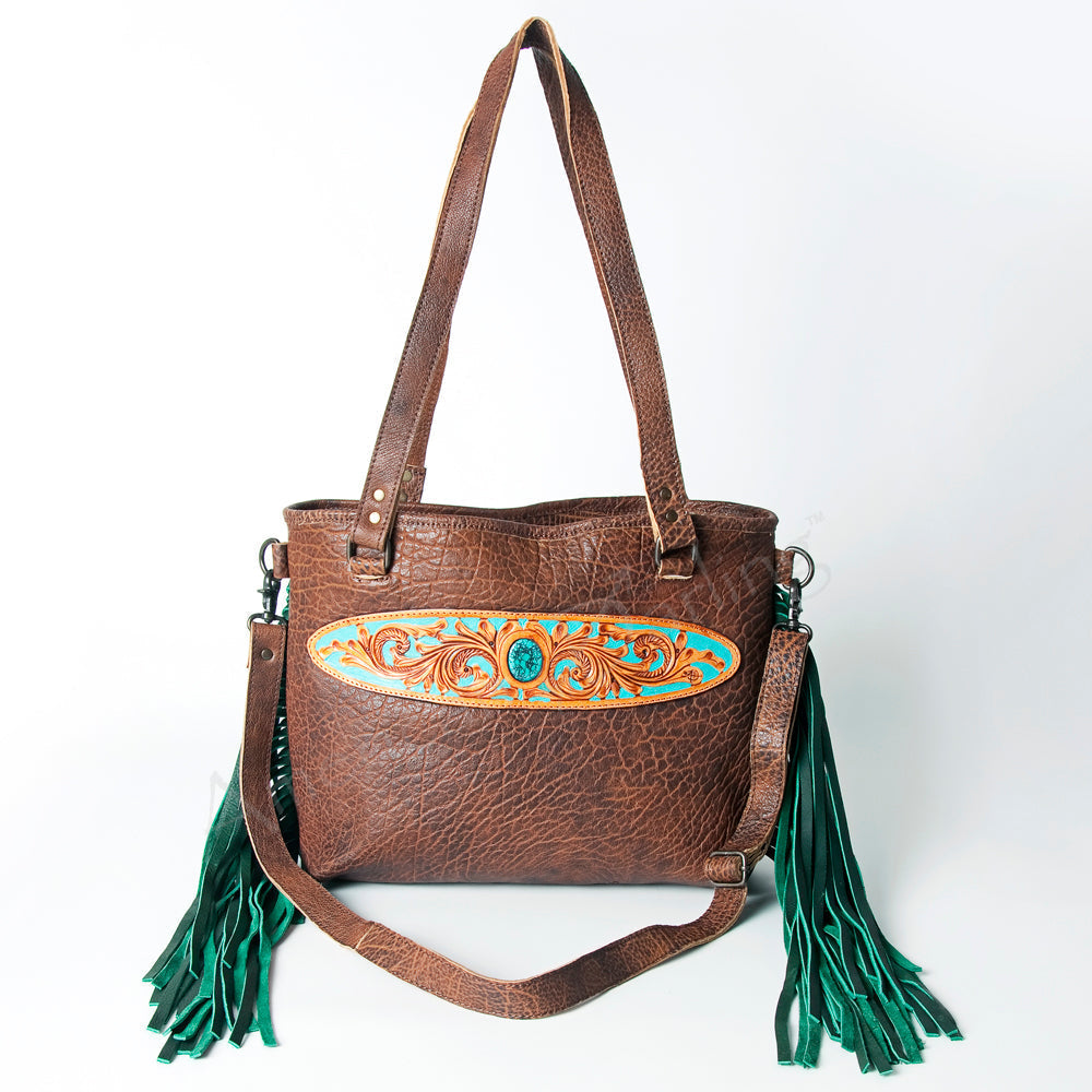 American Darling Hand-Tooled Genuine Leather Tote