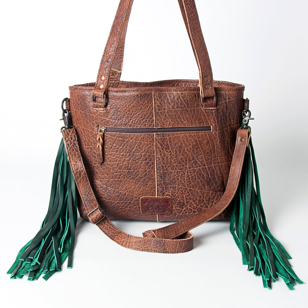 American Darling Hand-Tooled Genuine Leather Tote
