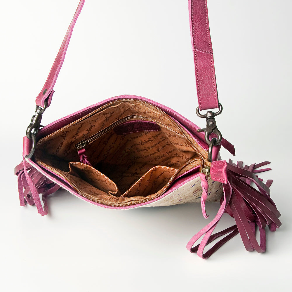 American Darling Hair-On Genuine Leather Crossbody Bag