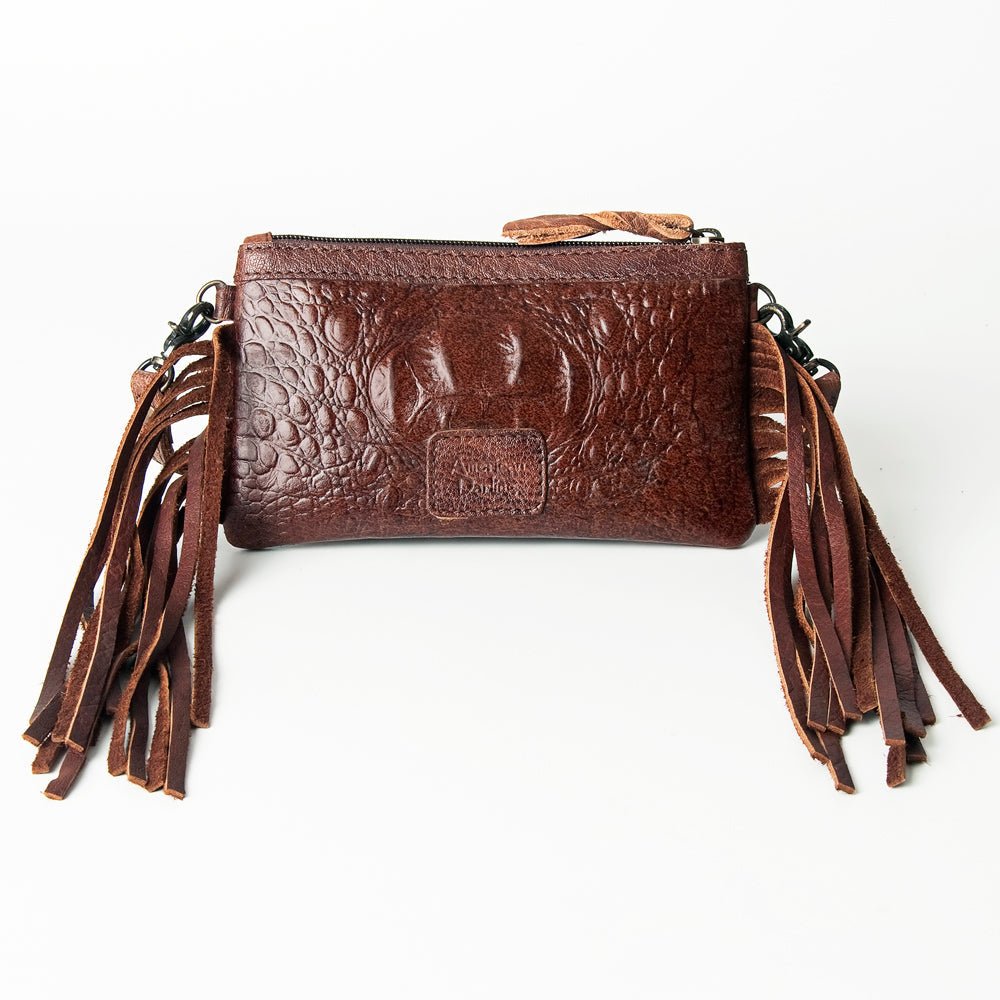 American Darling Coin Purse Hand Tooled Genuine Leather
