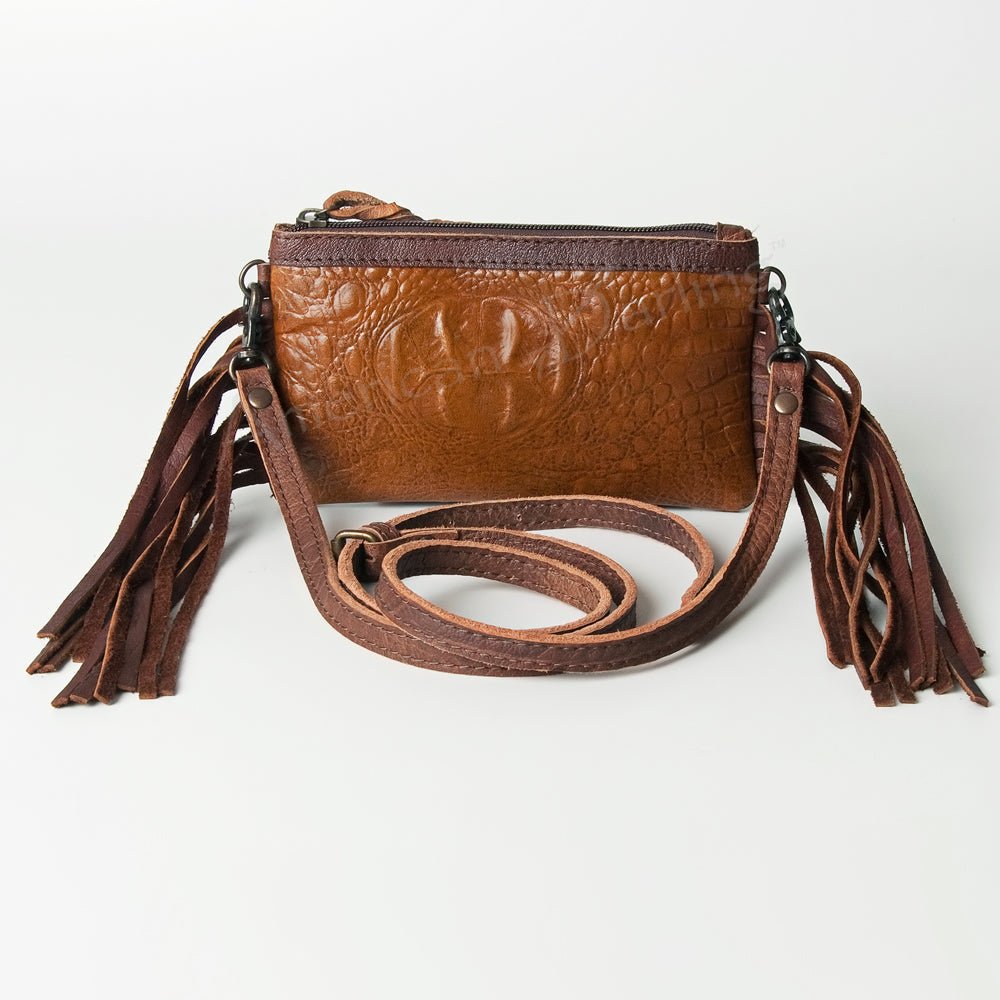 American Darling Coin Purse Hand Tooled Genuine Leather