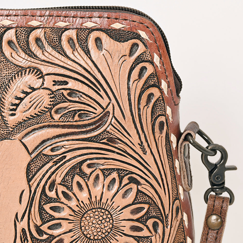 American Darling Hand Tooled Genuine Leather